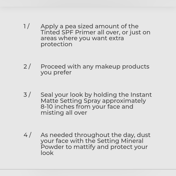 Carpe Anti Sweat SPF Primer Instant Matte Spray Setting Powder Bundle Reg $108 - Picture 4 of 5